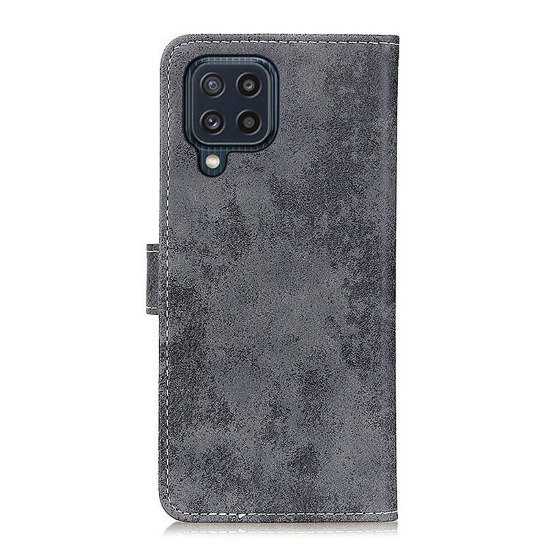 Flip Case Für Samsung Galaxy M32 Vintage-kunstleder