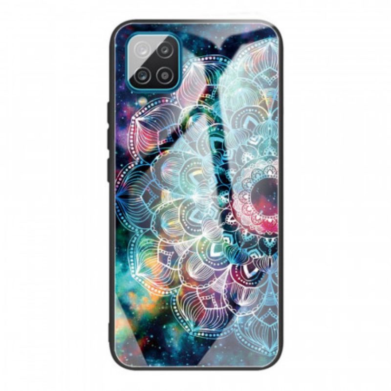 Hülle Für Samsung Galaxy M32 Mandala-gehärtetes Glas