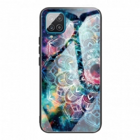 Hülle Für Samsung Galaxy M32 Mandala-gehärtetes Glas