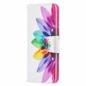 Flip Case Für Samsung Galaxy S21 Plus 5G Aquarellblume