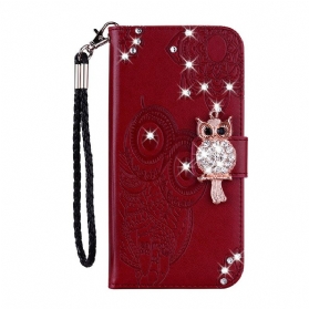 Flip Case Für Samsung Galaxy S21 Plus 5G Eulen-mandala Und Charme