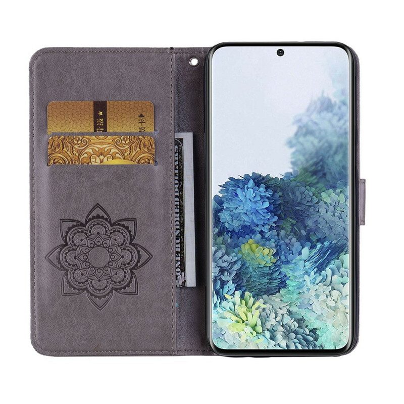 Flip Case Für Samsung Galaxy S21 Plus 5G Eulen-mandala Und Charme