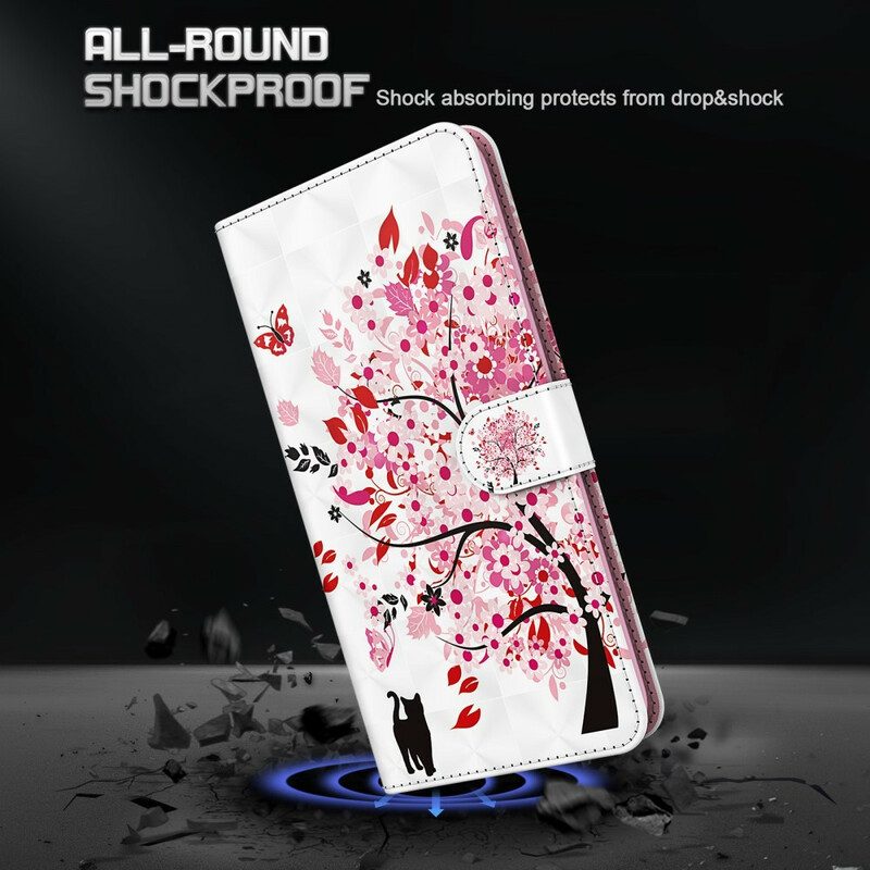 Flip Case Für Samsung Galaxy S21 Plus 5G Rosa Baum