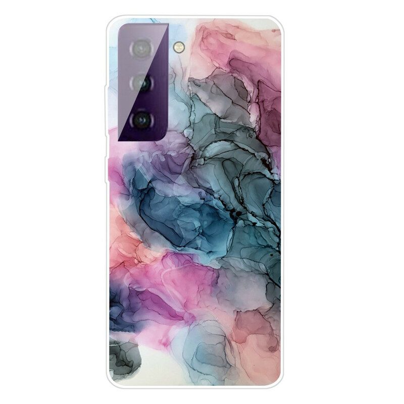 Hülle Für Samsung Galaxy S21 Plus 5G Aquarell-kunstwerk