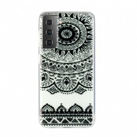 Hülle Für Samsung Galaxy S21 Plus 5G Nahtloses Blumenmandala