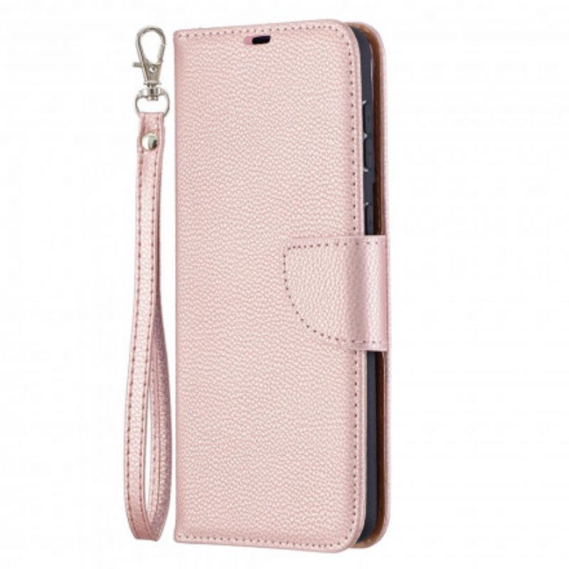 Lederhüllen Für Samsung Galaxy S21 Plus 5G Flip Case Lychee Rabat Oblique