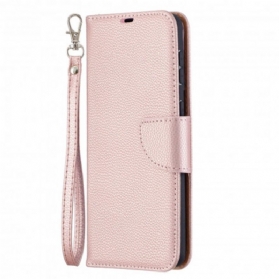 Lederhüllen Für Samsung Galaxy S21 Plus 5G Flip Case Lychee Rabat Oblique