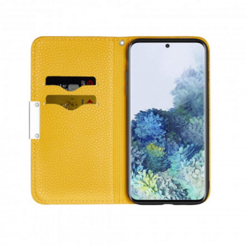 Schutzhülle Für Samsung Galaxy S21 Plus 5G Flip Case Kunstleder Litschi Ultra Chic