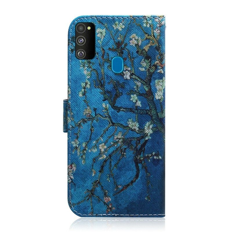 Flip Case Für Samsung Galaxy M21 Blühender Baumzweig