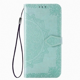 Flip Case Für Samsung Galaxy M21 Mandala-mittelalter