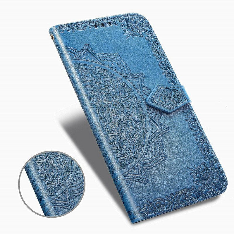 Flip Case Für Samsung Galaxy M21 Mandala-mittelalter