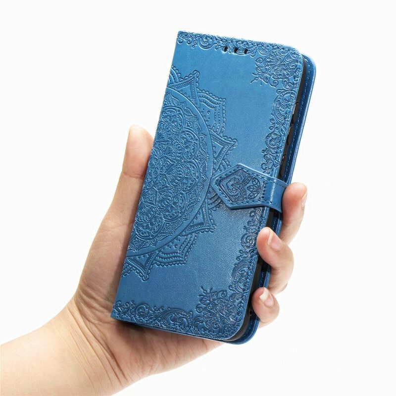 Flip Case Für Samsung Galaxy M21 Mandala-mittelalter