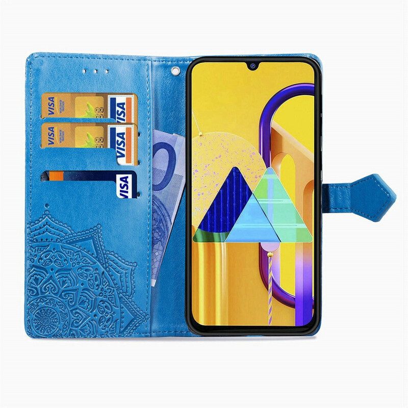 Flip Case Für Samsung Galaxy M21 Mandala-mittelalter