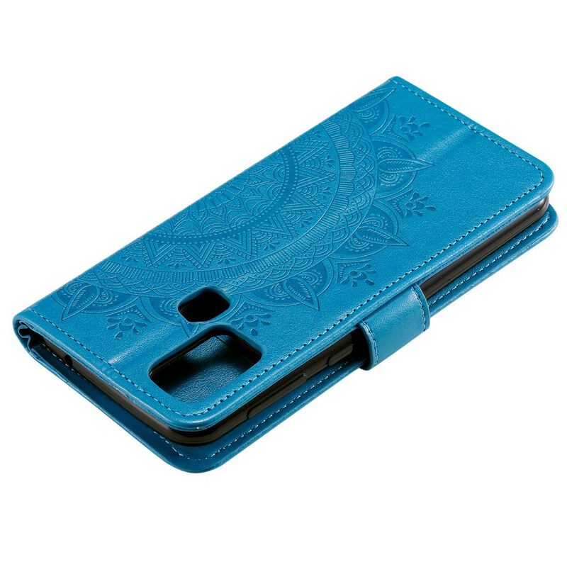 Flip Case Für Samsung Galaxy M21 Sonnenmandala