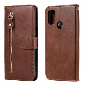 Flip Case Für Samsung Galaxy M21 Vintage Geldbörse