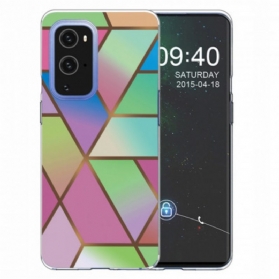 Hülle Für OnePlus 9 Geometrischer Marmor