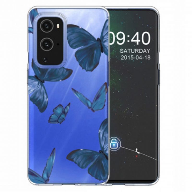 Hülle Für OnePlus 9 Wilde Schmetterlinge