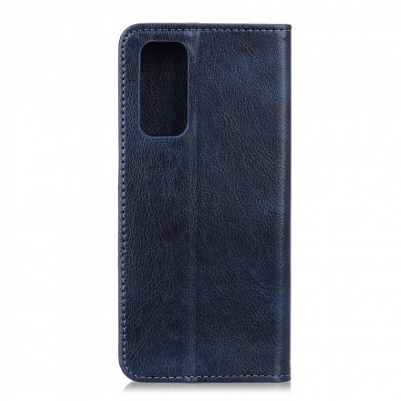 Schutzhülle Für OnePlus 9 Flip Case Litschi-spaltleder