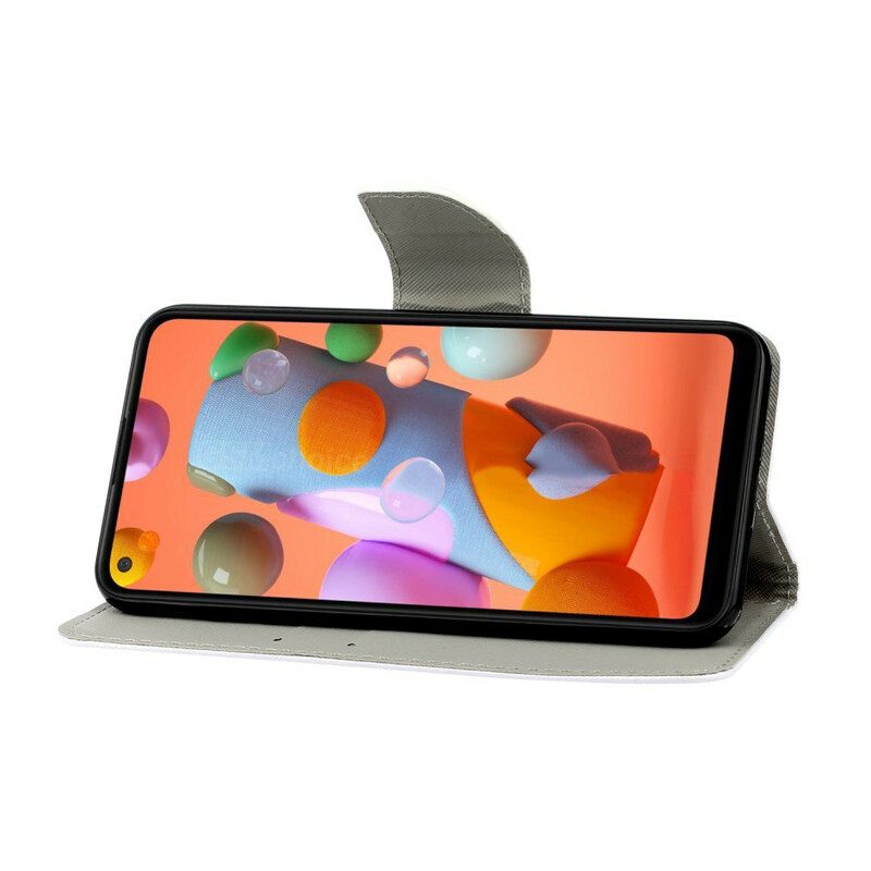 Flip Case Für Samsung Galaxy M11 Kaninchen