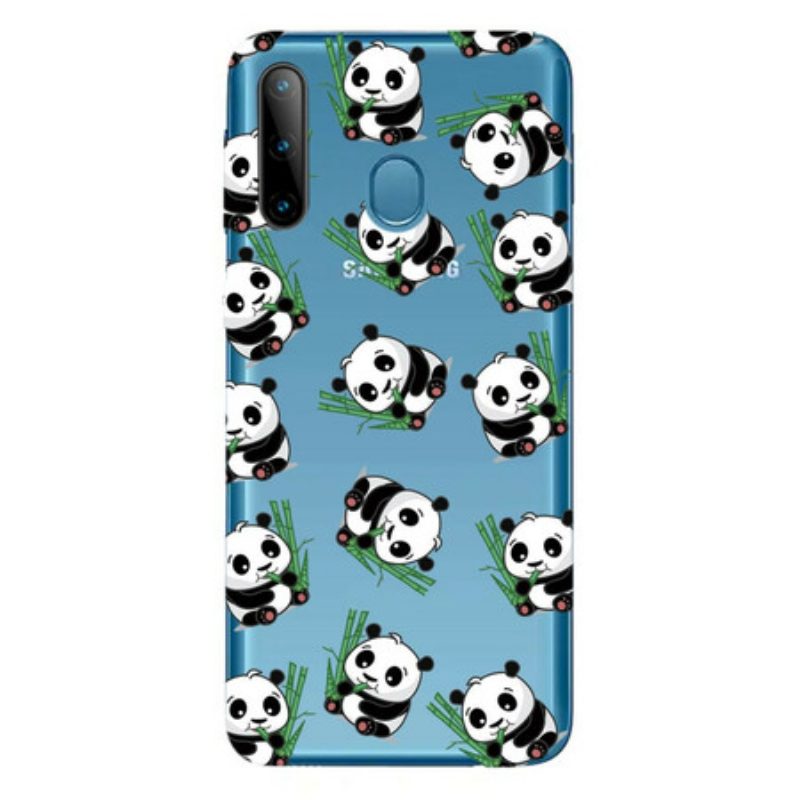 Hülle Für Samsung Galaxy M11 Top Pandas-spaß