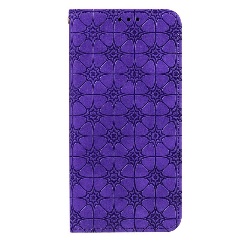 Schutzhülle Für Samsung Galaxy M11 Flip Case Barocke Blumen