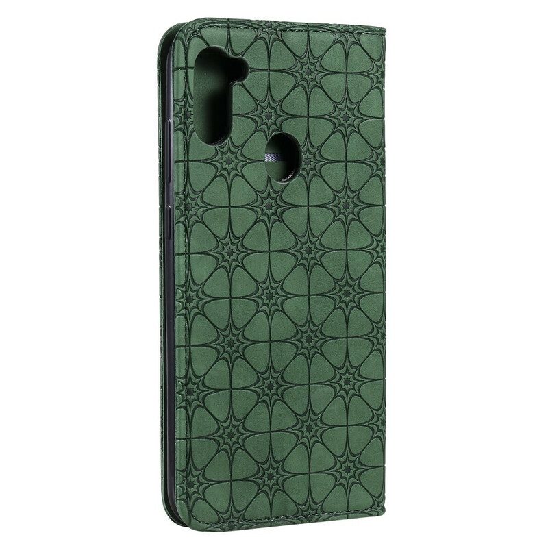 Schutzhülle Für Samsung Galaxy M11 Flip Case Barocke Blumen