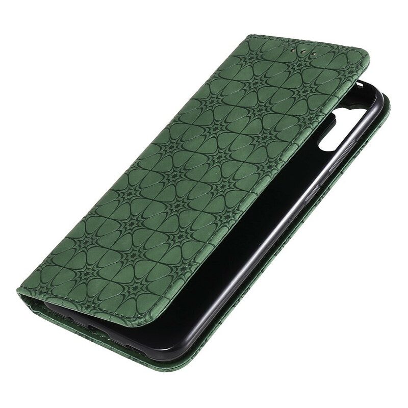 Schutzhülle Für Samsung Galaxy M11 Flip Case Barocke Blumen