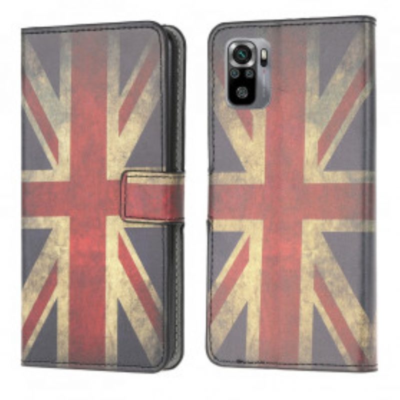 Flip Case Für Poco M5s England-flagge