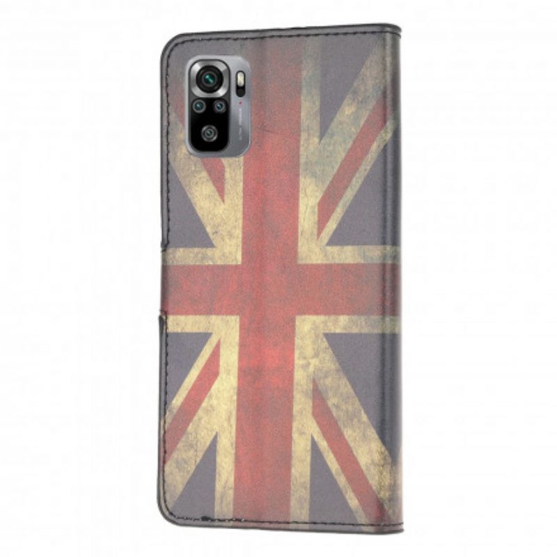 Flip Case Für Poco M5s England-flagge