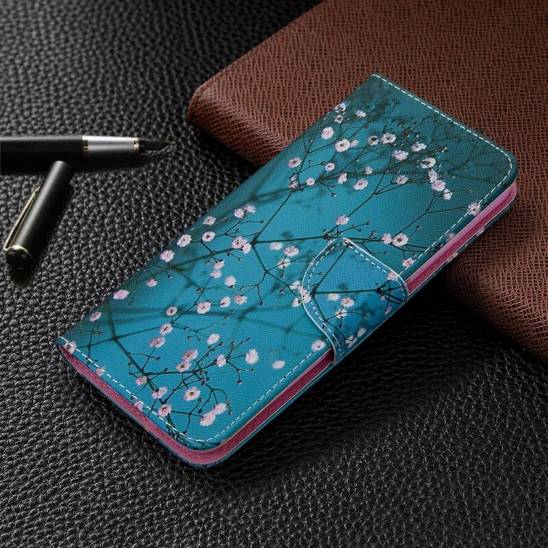 Flip Case Für Huawei P40 Lite Blütenbaum