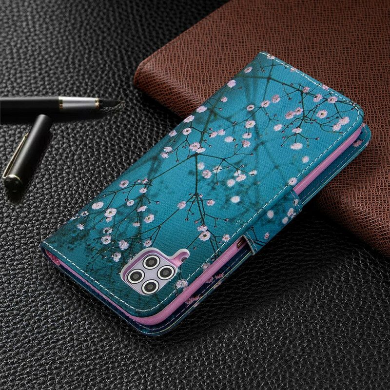 Flip Case Für Huawei P40 Lite Blütenbaum