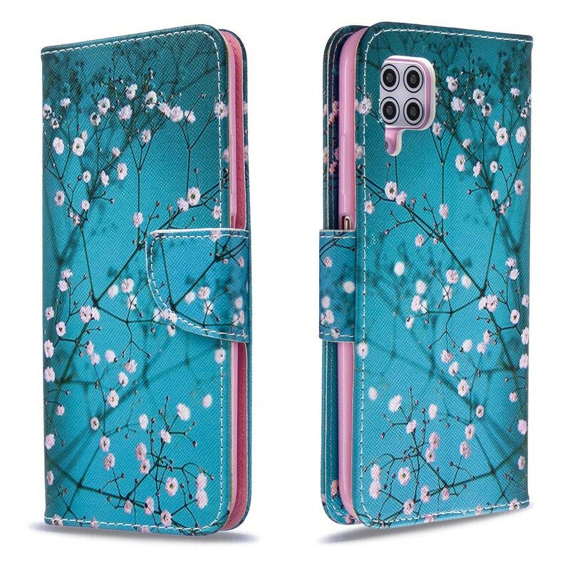 Flip Case Für Huawei P40 Lite Blütenbaum