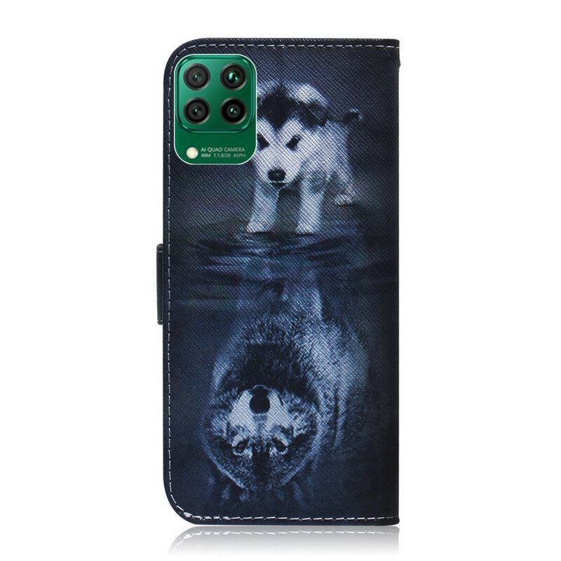 Flip Case Für Huawei P40 Lite Ernesto Der Wolf