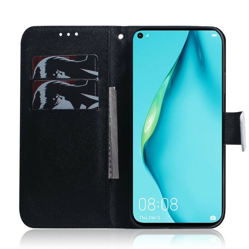 Flip Case Für Huawei P40 Lite Ernesto Der Wolf