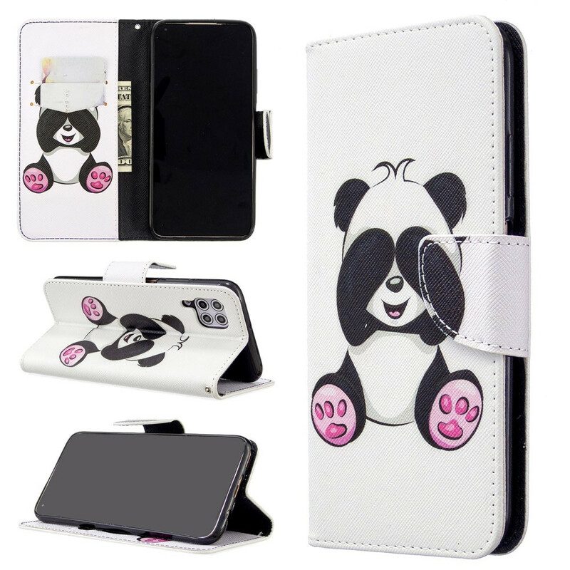 Flip Case Für Huawei P40 Lite Panda-spaß