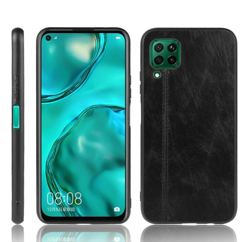 Handyhülle Für Huawei P40 Lite Stil: Ledernähte