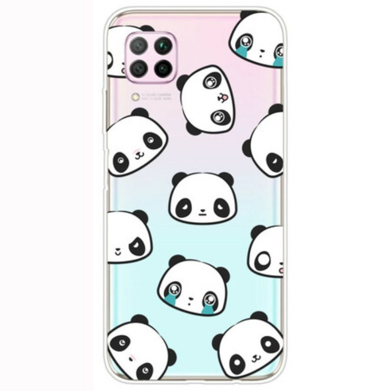 Hülle Für Huawei P40 Lite Sentimentale Pandas