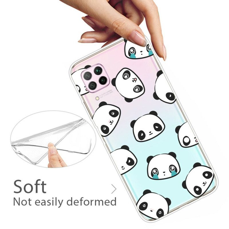 Hülle Für Huawei P40 Lite Sentimentale Pandas