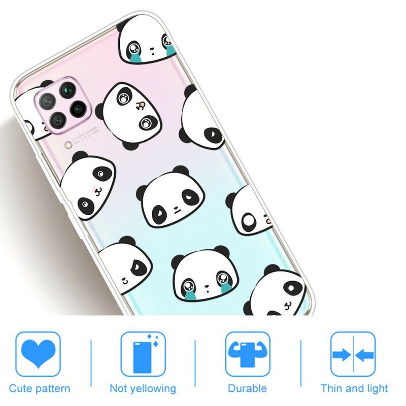 Hülle Für Huawei P40 Lite Sentimentale Pandas