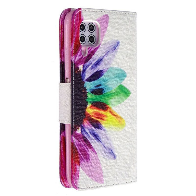 Lederhüllen Für Huawei P40 Lite Aquarellblume