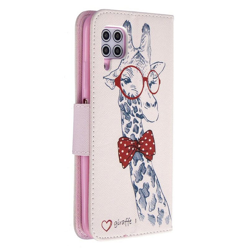 Lederhüllen Für Huawei P40 Lite Kluge Giraffe