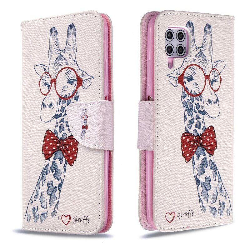 Lederhüllen Für Huawei P40 Lite Kluge Giraffe