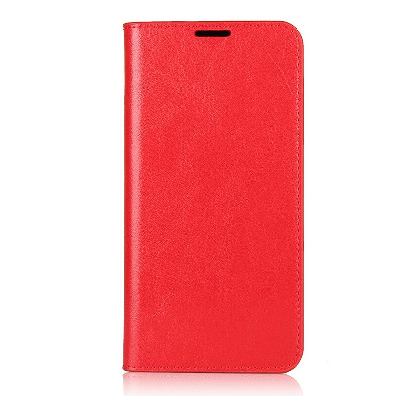 Schutzhülle Für Huawei P40 Lite Flip Case Echtes Leder