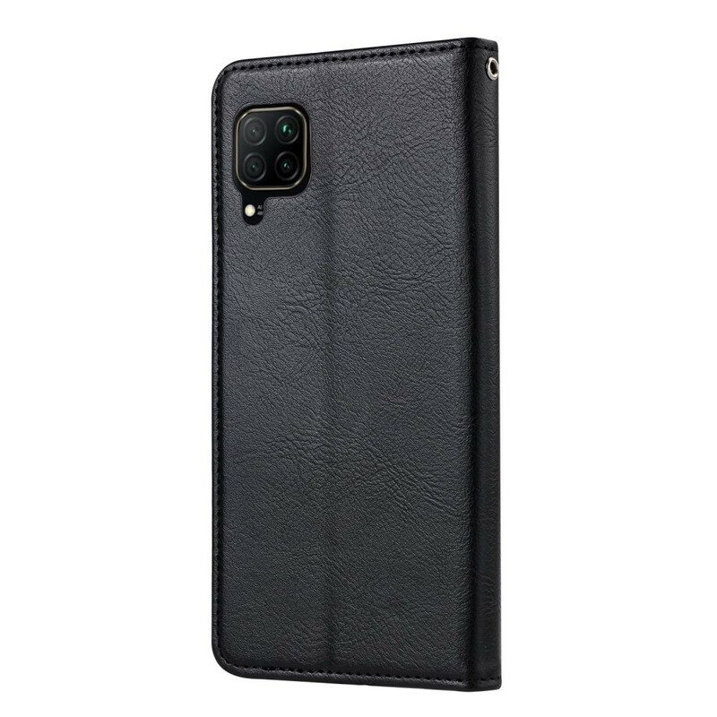 Schutzhülle Für Huawei P40 Lite Flip Case Kartenhalter Aus Kunstleder