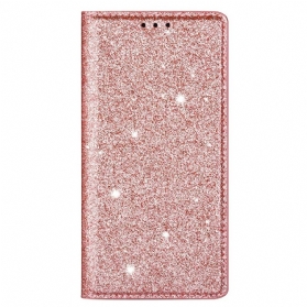 Schutzhülle Für Huawei P40 Lite Flip Case Pailletten-stil