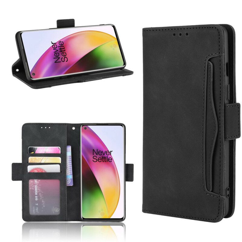 Flip Case Für OnePlus 8 Multi-card Premier Class