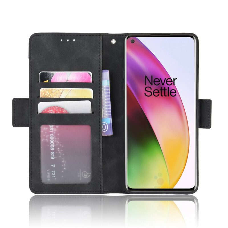 Flip Case Für OnePlus 8 Multi-card Premier Class