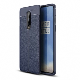 Hülle Für OnePlus 8 Doppellinien-litschi-ledereffekt