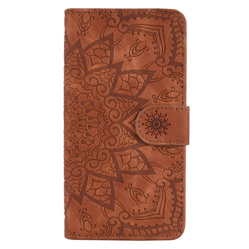 Flip Case Für iPhone 13 Pro Barock-mandala