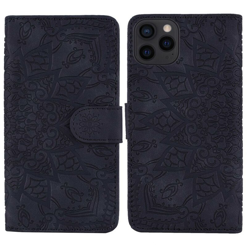 Flip Case Für iPhone 13 Pro Barock-mandala